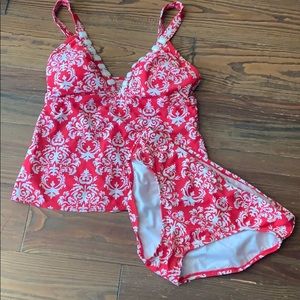 Merona 2 pc tankini swimsuit small ♥️